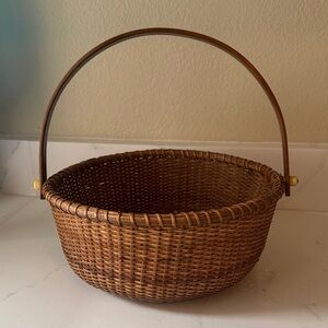 Vintage Basket Nantucket Style Swing Handle